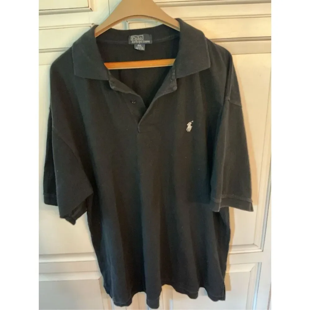 Polo Ralph Lauren Men’s Black Polo 4XL Golf